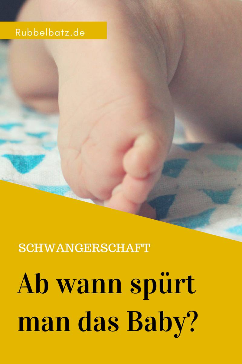 Babyglück Erste Kindsbewegungen in der Schwangerschaft Rubbelbatz