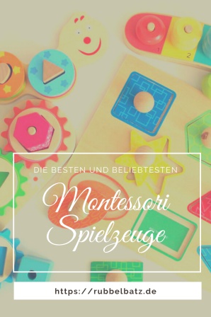 Buntes Montessori Steckspielzeug für Kleinkinder